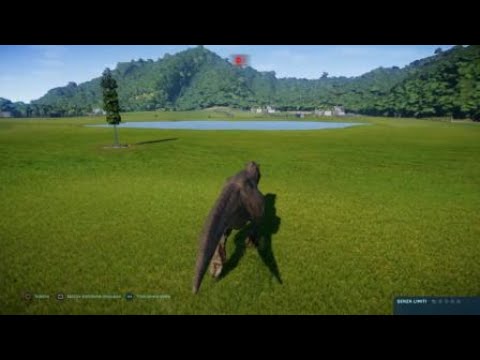 Jurassic World Evolution t-rex vs raptor squad kill animation