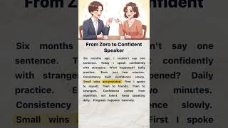 From Zero to Confident Speaker | English Reading and Listening Practice #englishforbeginners