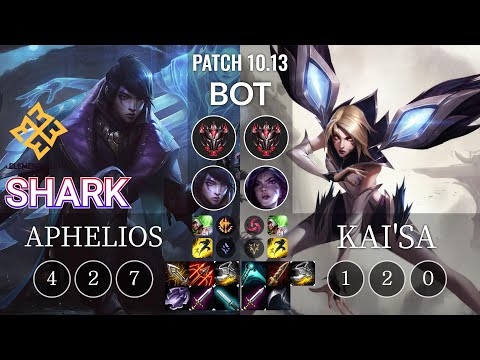 EM Shark Aphelios vs Kai'Sa Bot - KR Patch 10.13