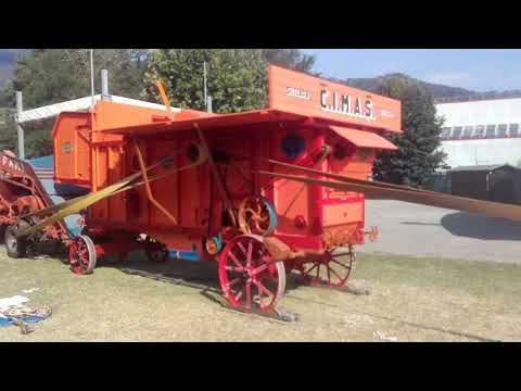 Preparazione trebbiatura a vaiano il 20/21 luglio 2018