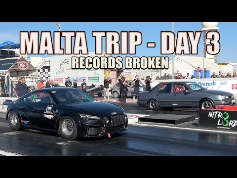 HAL-FAR DRAG WAY IN MALTA - THE FINALS - VEEDUBRACING TRIP DAY 3