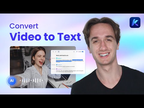 Transcribe Video to Text with KwiCut AI Transcription Online