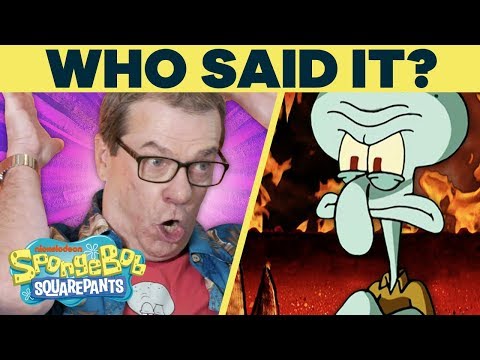 Squidward or Kanye West?! 🗣️ WHO Said It? w/ SpongeBob Cast @ Comic-Con | s
