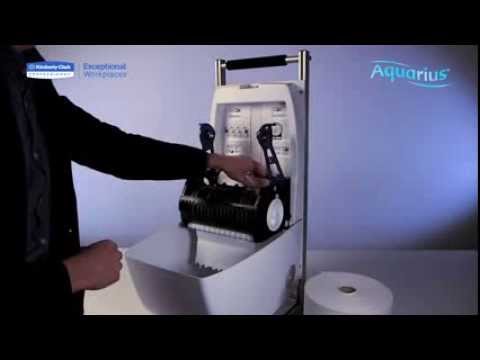 Kimberly clark professional  aquarius  rolled hand towel dis...