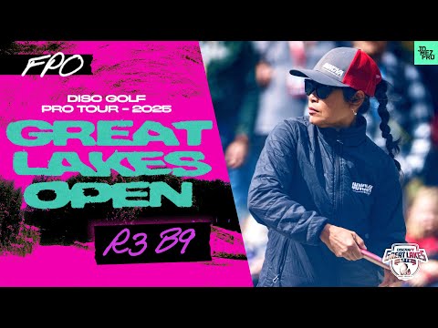 2025 Discraft Great Lakes Open | FPO R3B9 | Handley, Scoggins, Gannon, Pierce | Jomez Disc Golf