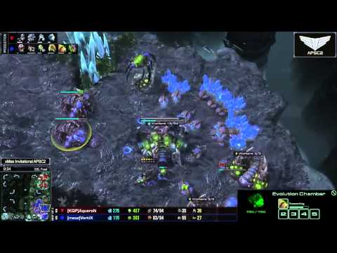 SC2 Vortix vs Aqueron Game 1 Christmas Invitational Starcraft 2 Tournament
