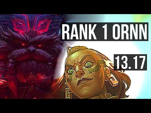 ORNN vs ILLAOI (TOP) | Rank 1 Ornn, 6/2/5 | JP Challenger | 13.17