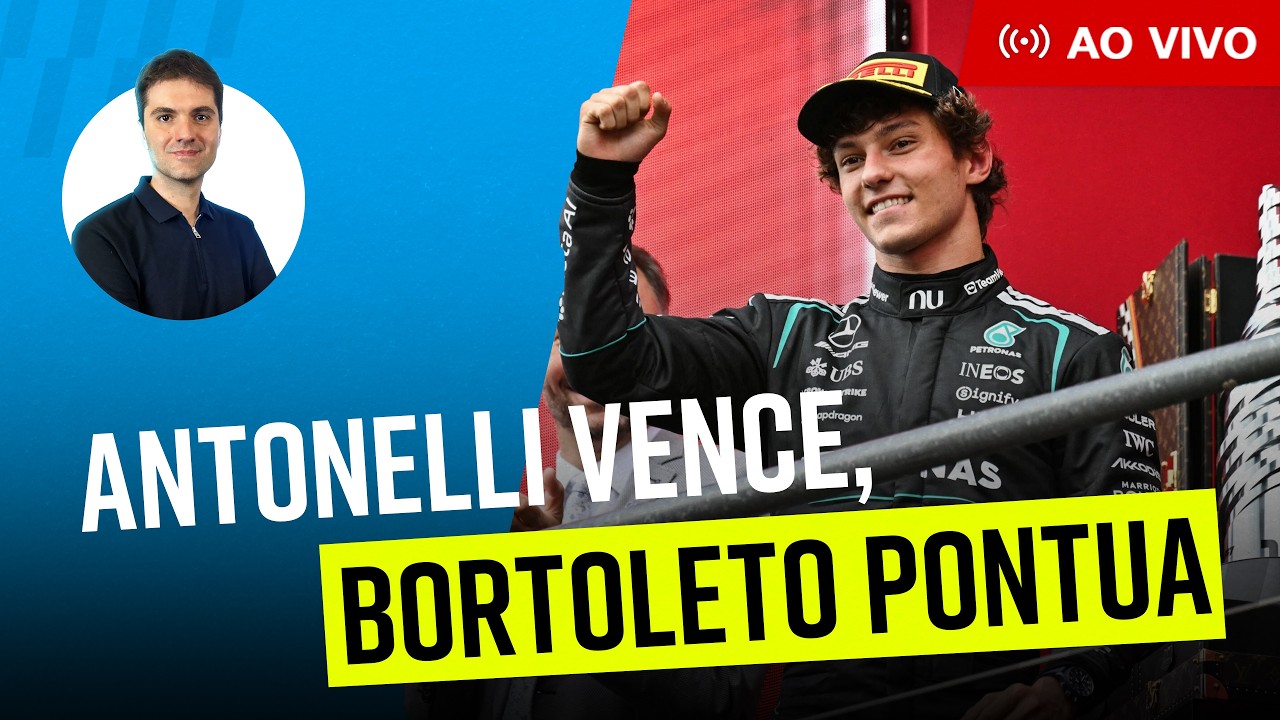 LIVE PÓS-GP BÉLGICA: vitória Antonelli, Hamilton punido e Bortoleto P8 #f1 #formula1 #splashandgo