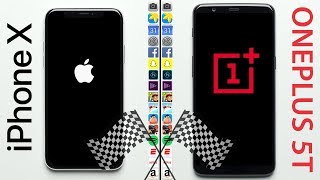 iPhone X vs. OnePlus 5T Speed Test