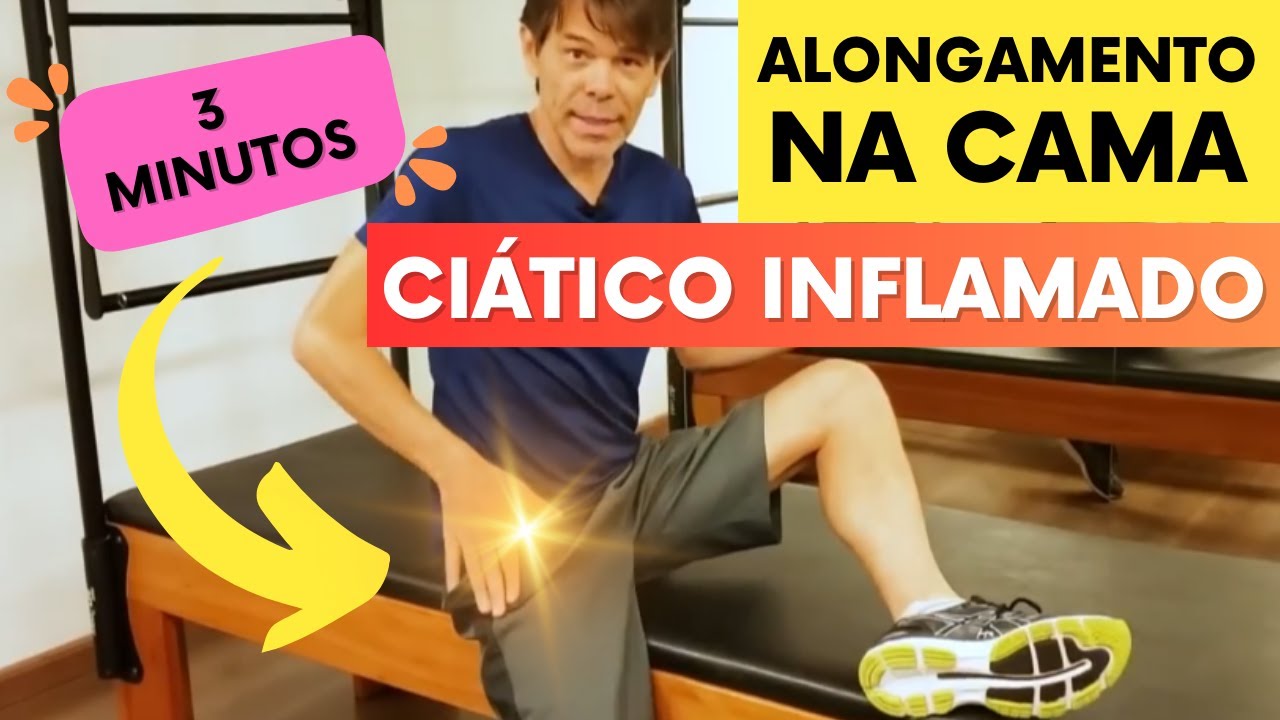 CIÁTICO INFLAMADO: Alívio em 3 minutos NA CAMA