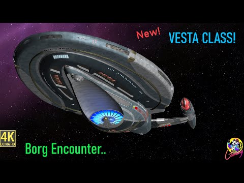 NEW USS Aventine - A Vesta Class Refit? FULL Tests - Star Trek Ship Battles 4K Bridge Commander