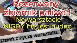 Fuel tank burst on the highway. Does Toyota break down? 2.0TDi Tiguan. OBD P0420