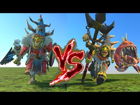 Gorduz Backstabber VS Skarsnik. Total War Warhammer 3
