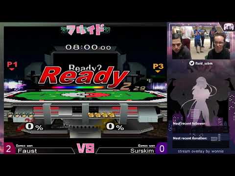 Faust (Marth) vs Surskim (Fox) - DeSmash Smashfest #36 Top 8 Losers