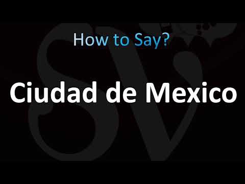 How to Pronounce ''Ciudad de Mexico'' Correctly! (Spanish, Mexico City)