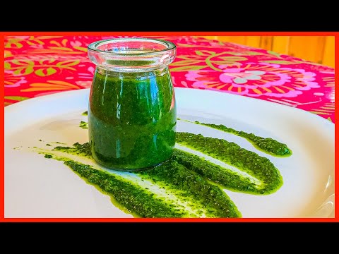 Bright Green Chimichurri Salsa | Chimichurri Steak sauce