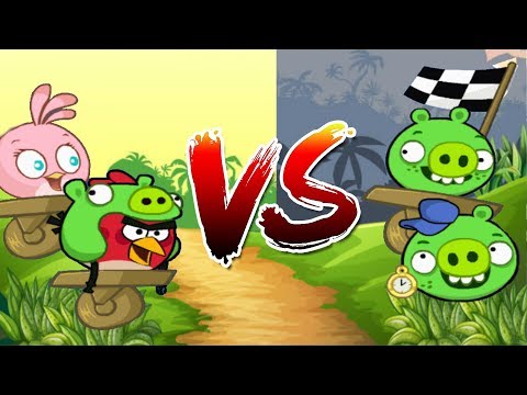 Angry Birds Go! Crazy Racing Skill Game Walkthrough Levels 1-4