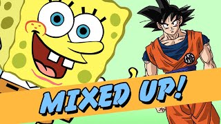 Spongebob blandet med Son Goku
