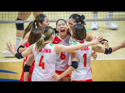 日本女子バレー、韓国を3−0撃破!和田由紀子が躍動🔥 8強進出へ!#バレーボール#女子バレー#日本代表#バレーボール日本代表