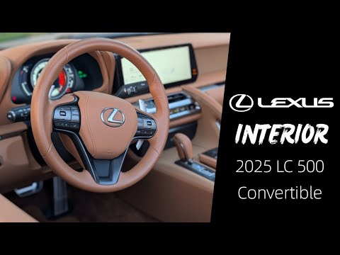 2025 Lexus LC 500 Convertible Interior | Detailed Walkthrough