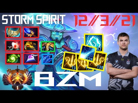 bzm Storm Spirit Mid Dota 2 Gameplay Highlights Patch 7.31b