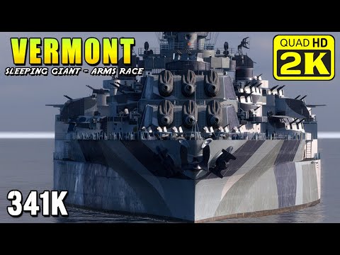 Battleship Vermont - Fat girl crushed the enemy