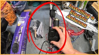 How to install a Universal Electric Antenna on a car 🛠️🚗
