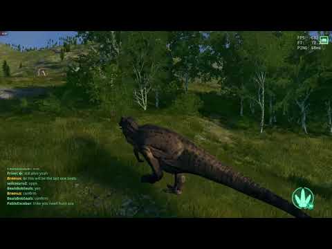 Vegans watch in horror - Giga vs Rex - The Isle