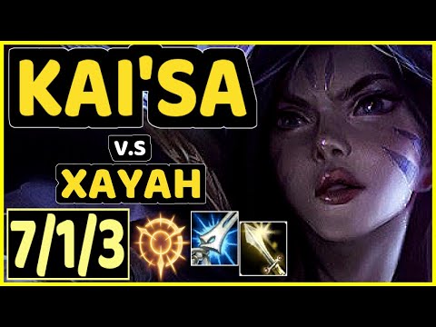 KOBBE (KAI'SA) vs XAYAH - 7/1/3 KDA BOTTOM ADC CHALLENGER GAMEPLAY - EUW