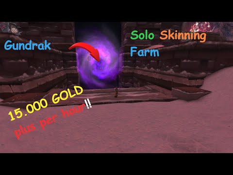 The War Within SOLO Skinning farm 15 000 GOLD per hour!!