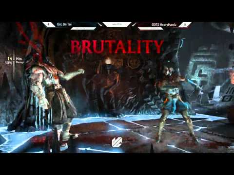 VGArcade Mortal Kombat X FT10 - GoL BoiToi vs GOTS HeavyHandz