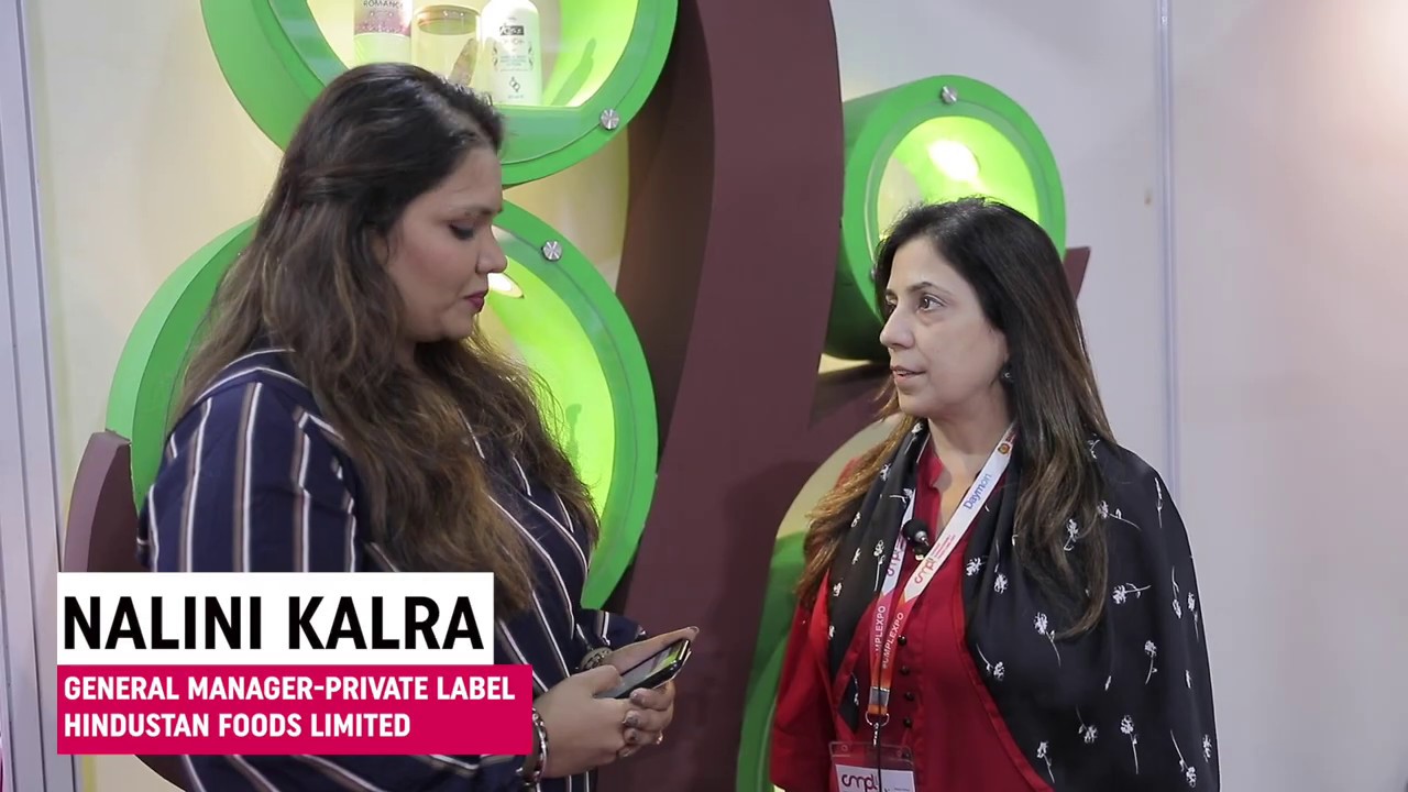 Ms. Nalini Kalra, General Manager - Private Label Hindustan Foods Ltd. at CMPL Expo 2020