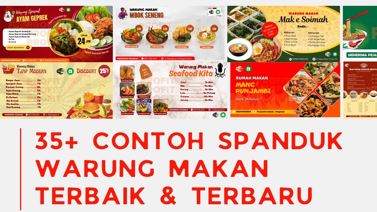 35+ Contoh Desain Spanduk Warung Makan Yang Menarik, Terbaik, dan Terlengkap | TEMUKAN INSPIRASINYA!