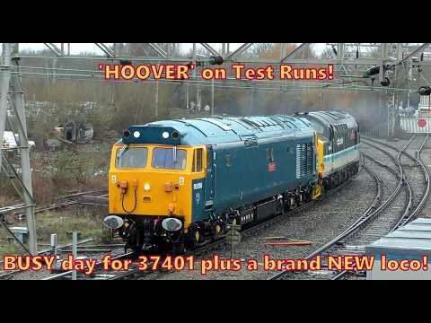 50050 on TEST runs. Unexpected job for 37401 & new class 93!  Crewe, 11th February 2026