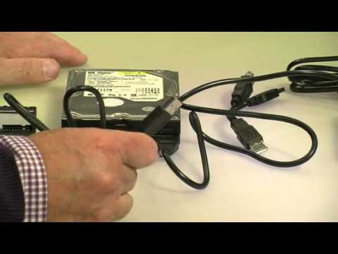 Adapter IDE auf USB2.0 für 2,5"/3,5"-Festplatten + Netzteil von c-enter (PE-1443-821)