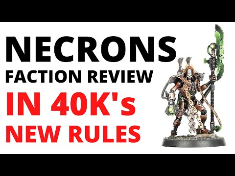 Necrons Review in Warhammer 40K Arks of Omen! - Points Cuts,, Core Rules and Objectives Analysed!