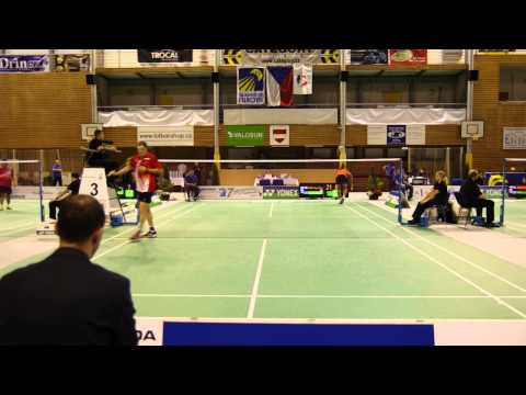 MMČR MS   Pavel Florián vs Kuei Chun Shih 02   2013 Yonex Czech International