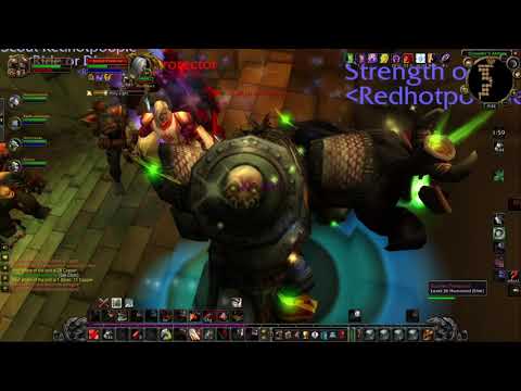 Classic WoW Scarlet Monastery Armory Tank POV