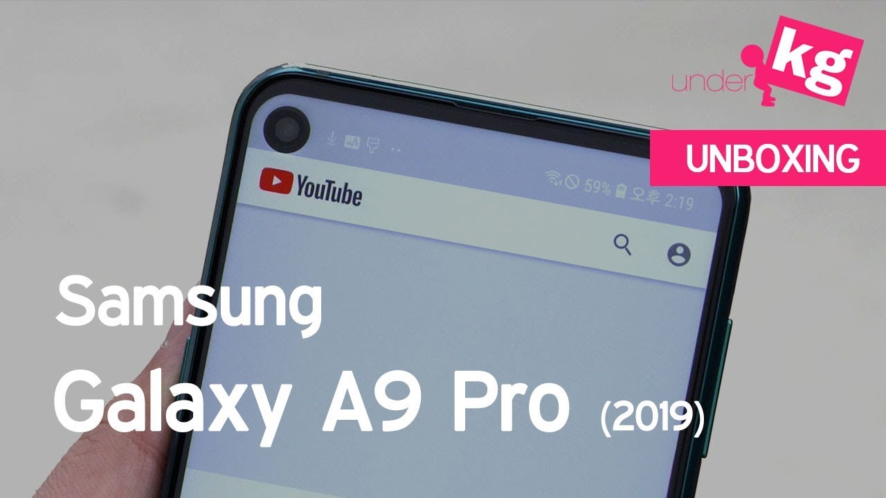 Hole in the Screen! Unboxing the Galaxy A9 Pro (A8s) [4K]