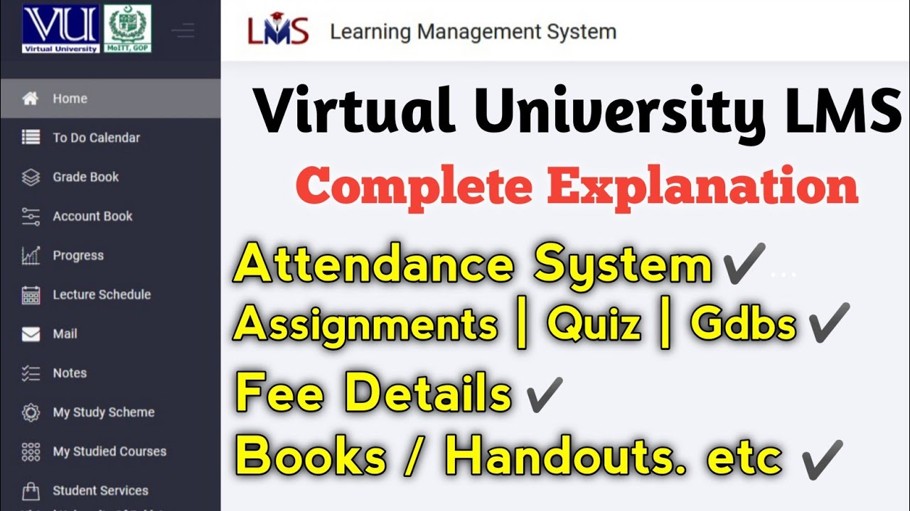 VULMS Orientation | How To Use Virtual University LMS | VULMS Complete Guide #vulms VU001 Guide