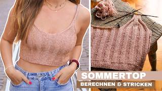 Top Cakely – knitting pattern for a light summer top 💛 explained step by step