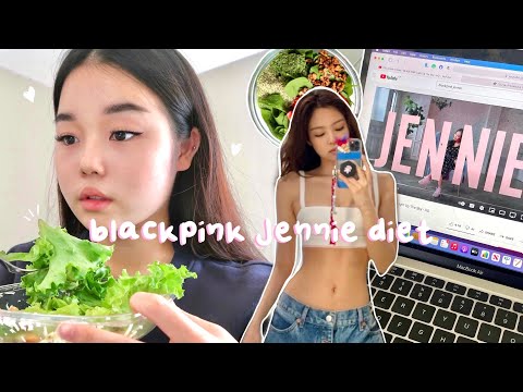 Eating like blackpink JENNIE for 3 days (korean recipes)