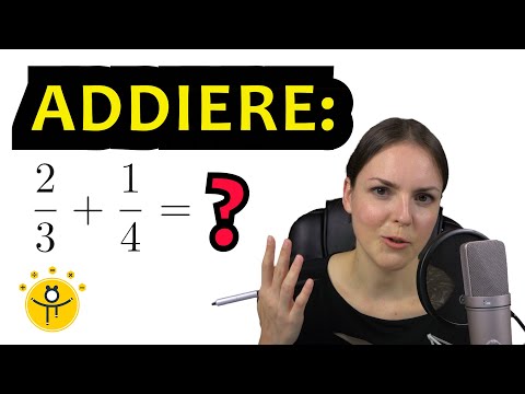 BRÜCHE ADDIEREN einfach erklärt – Rationale Zahlen plus rechnen, viele Beispiele
