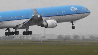 MD11 KLM Landing Schiphol