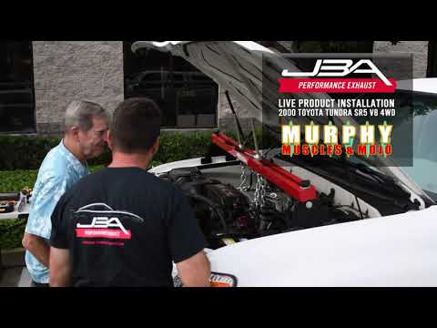 Toyota Tundra SR5 V8 JBA Headers, Y-Pipe and Cat Back. Live from Murphy Auto Museum