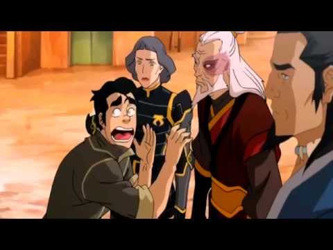 The Legend of Korra: Bolin meets Korra, Lord Zuko and Toph [HD]