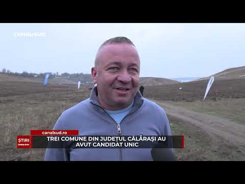 CANAL SUD / TREI COMUNE DIN JUDEȚUL CĂLĂRAȘI AU AVUT CANDIDAȚI UNICI