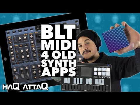 Connect Bluetooth MIDI to old iPad Synth Apps | haQ attaQ