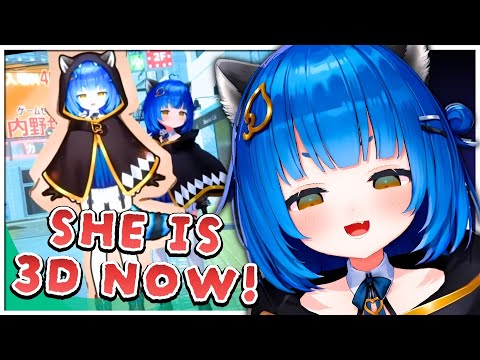 Reacting to my 3D Debut!【Poko Rakun】