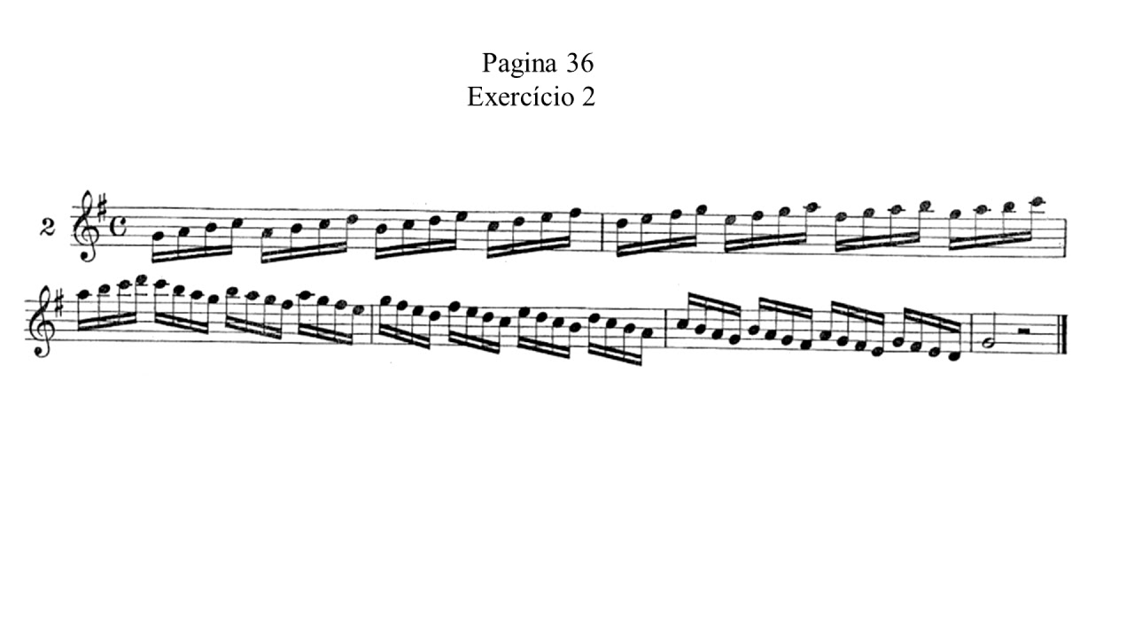 Método para Saxofone Amadeu Russo Pagina 36 Lição 2